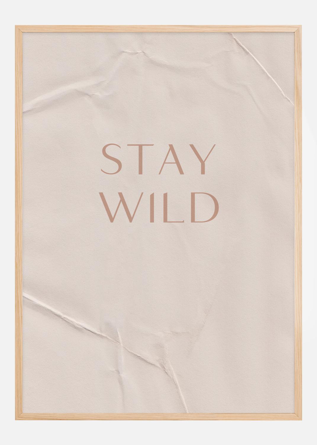 Product Image for Stay Wild Poster (21x29.7 cm (A4))