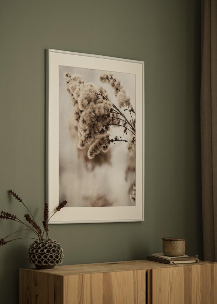 Ram med passepartou Frame Victoria White 40x50 cm - Picture Mount White 27.5x37 cm