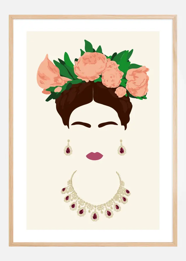 Bildverkstad Frida Kahlo Poster