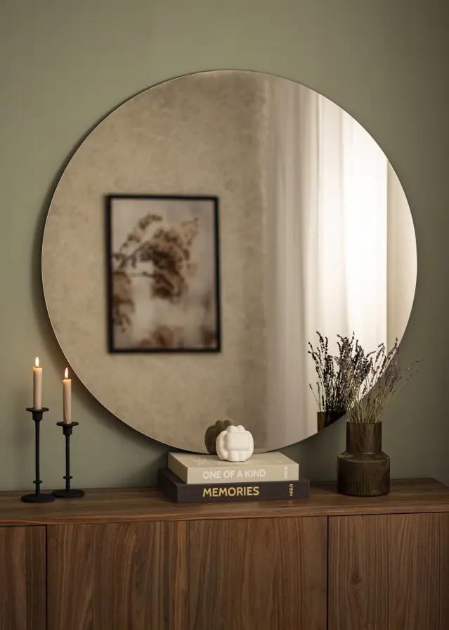 KAILA KAILA Round Mirror Dark Bronze 110 cm Ø