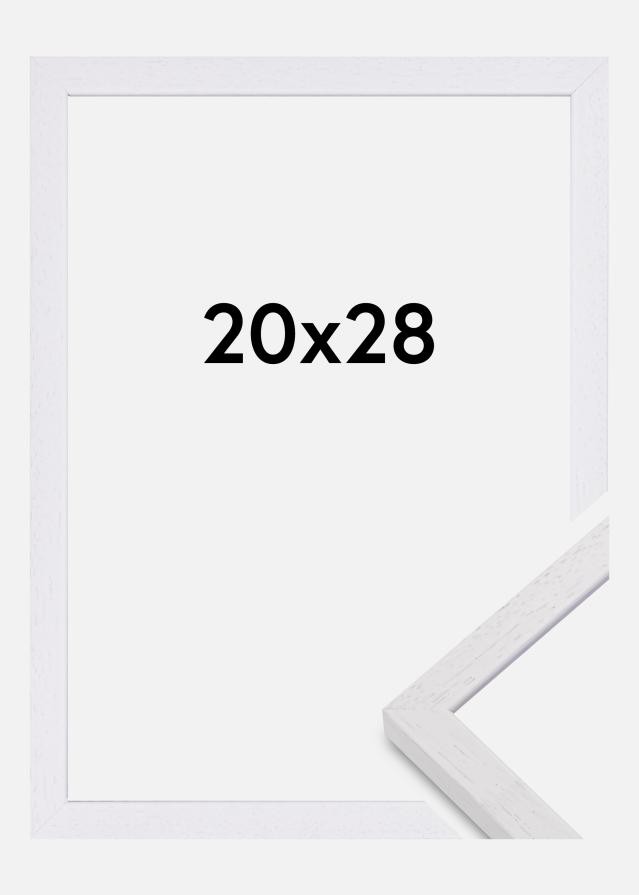 Mavanti Frame Glendale Matt Anti-reflective glass White 20x28 cm