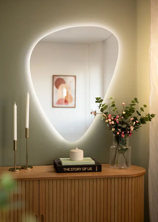 BGA Mirror Rumination LED 70x90 cm