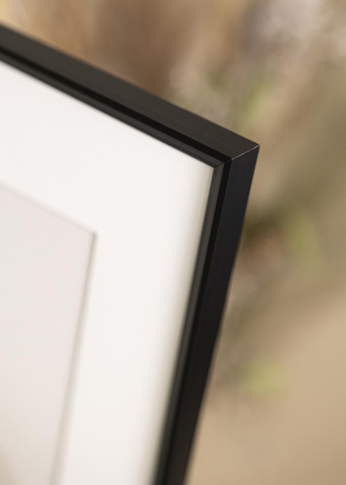 Ram med passepartou Frame Desire Black 40x50 cm - Picture Mount White 12x16 inches