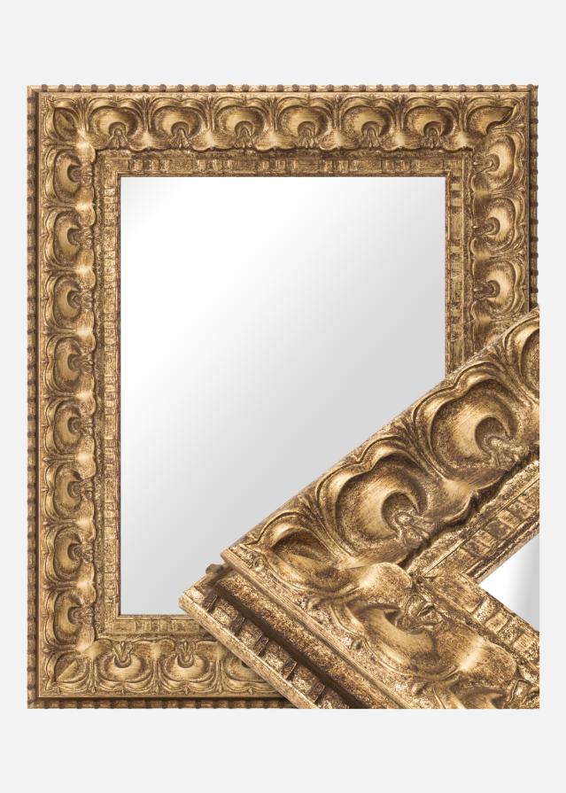 Ramverkstad 60x90 Ombud Mirror Skokloster Gold - Custom Size