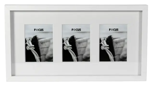 Focus Vivaldi Collage frame White - 3 Pictures 10x15 cm