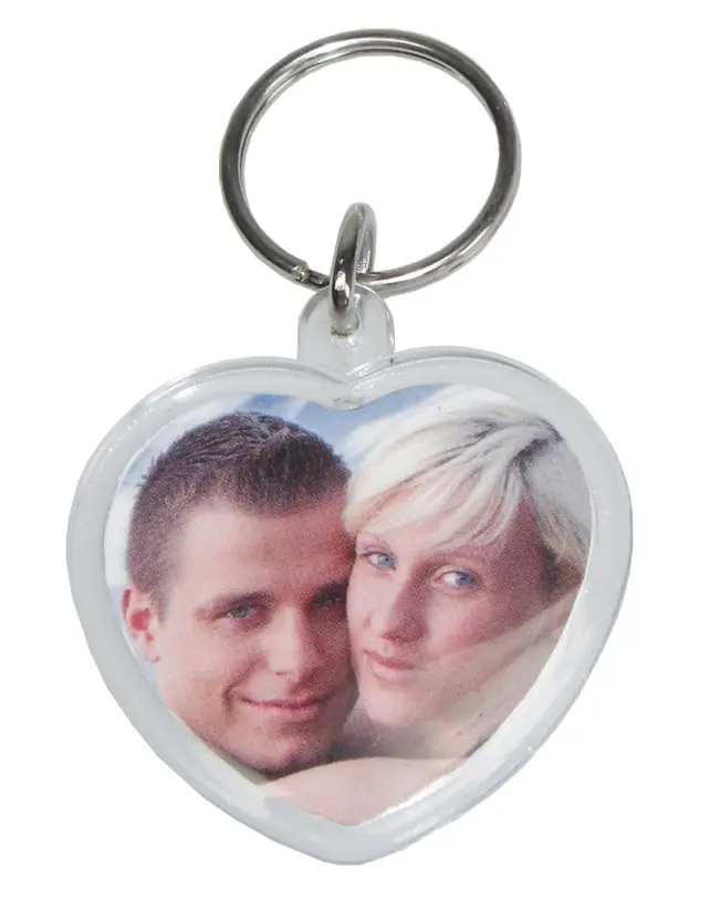 Walther Walther Acrylic Keyring Hjärtformad