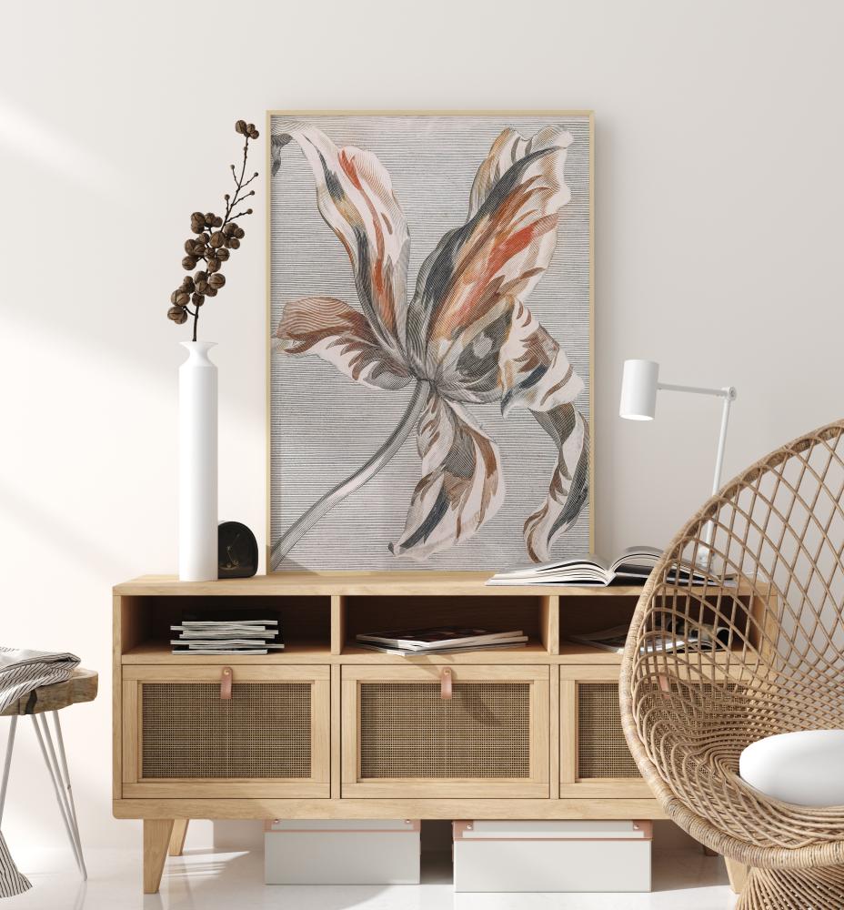 Bildverkstad Striped Flower Poster