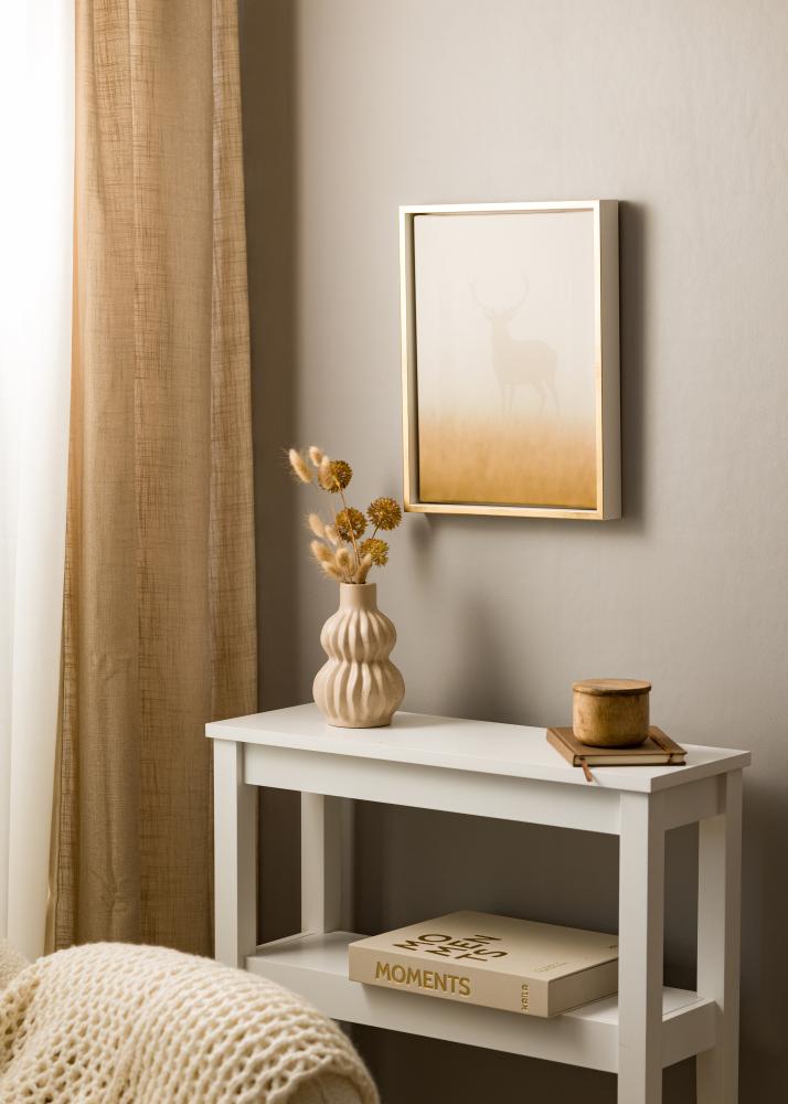 Ramverkstad Ra Canvas Frame White/Gold - Various Sizes