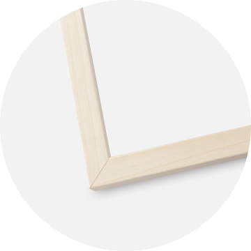 Ram med passepartou Frame Edsbyn Maple 60x60 cm - Picture Mount White 50x50 cm