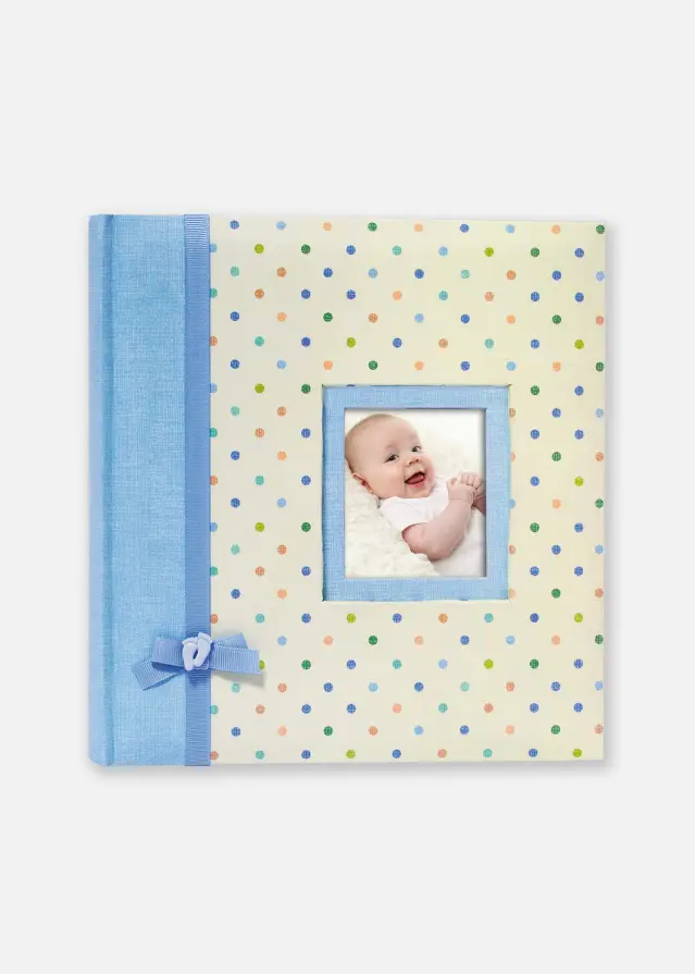 BGA Nordic Kara Baby album Blue - 200 Pictures in 11x15 cm (4,5x6")