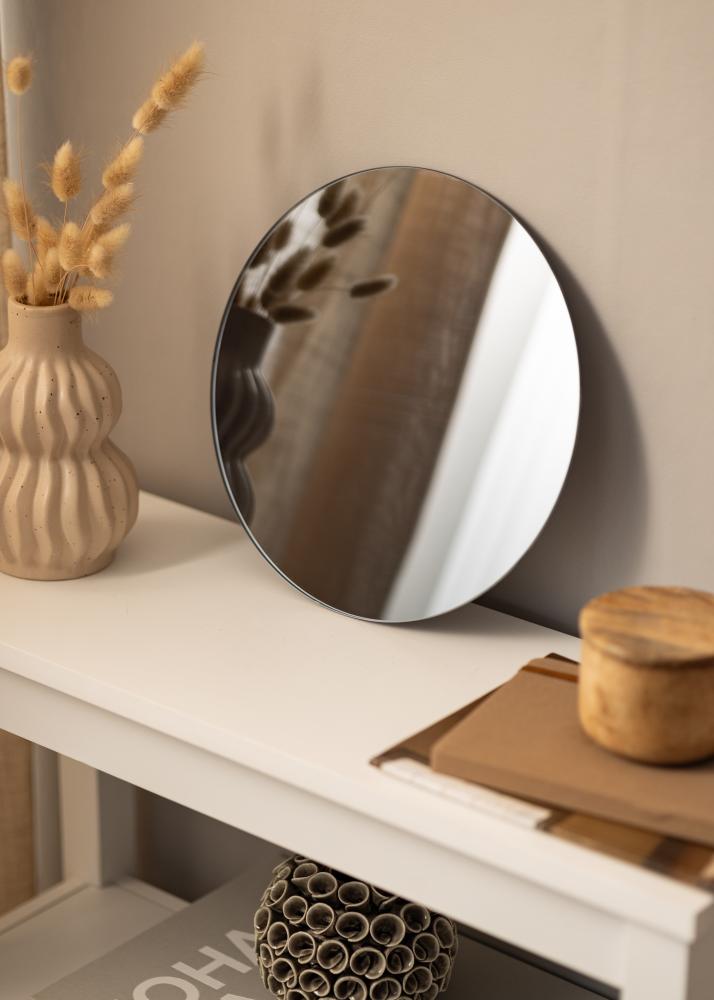 KAILA KAILA Round Mirror Smoked Grey 30 cm Ø