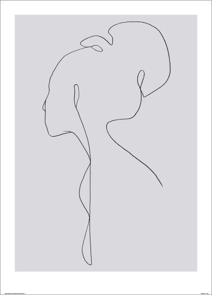 Bildverkstad Female lines III Poster