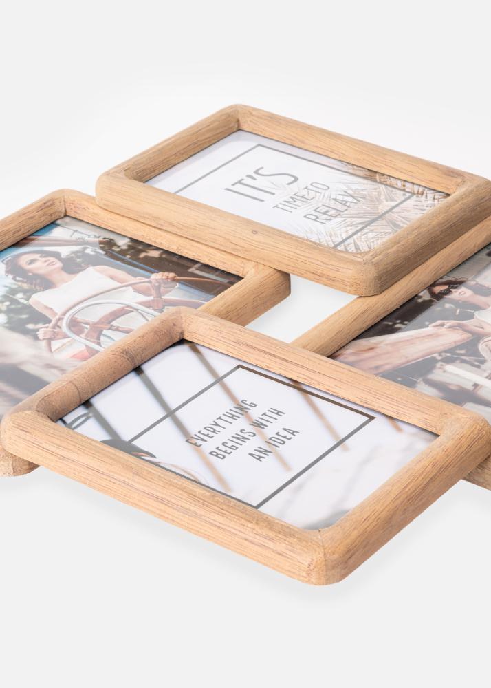 BGA Edinburgh Collage Frame Wood - 4 Pictures