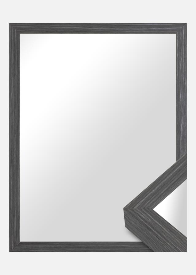 Ramverkstad Mirror Wood Selection Grey I - Custom Size