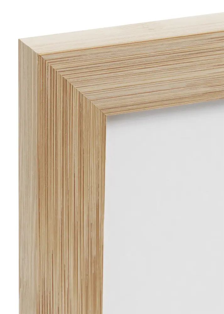 Ram med passepartou Frame Hoei Bamboo 70x100 cm - Picture Mount Black 62x85 cm