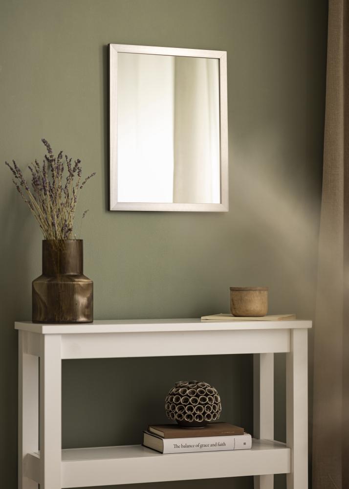 Ramverkstad Mirror Uppsala Silver - Custom Size