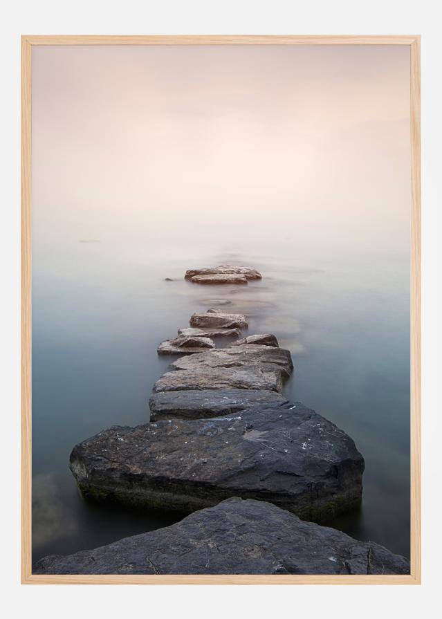 Bildverkstad Stones in line Poster