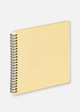 Walther Fun Spiral bound album Cream - 30x30 cm (50 White pages / 25 sheets)