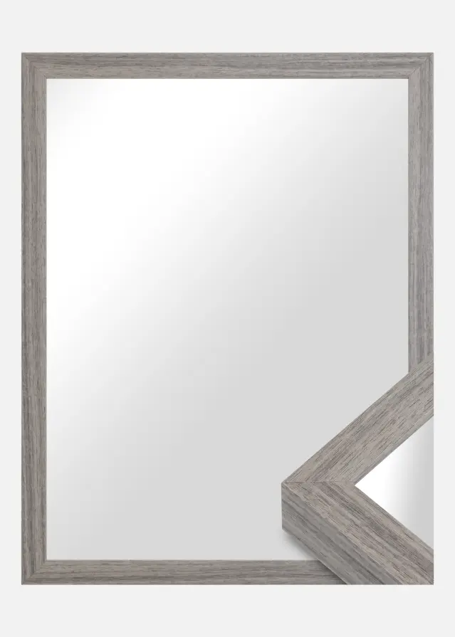 Ramverkstad Mirror Wood Selection Grey II - Custom Size