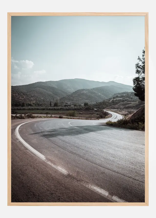 Bildverkstad Road Through Mountains Poster