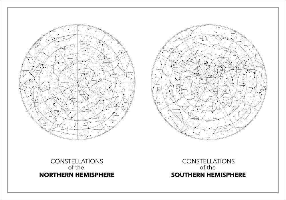 Bildverkstad Hemispheres Poster