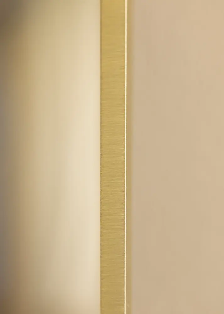 Ramverkstad Spegel Nielsen Premium Alpha Brushed Gold - Egna Mått