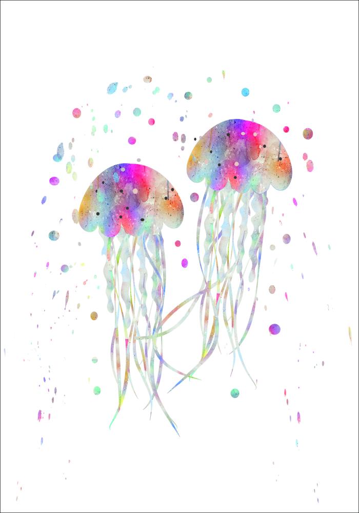 Bildverkstad Jellyfishes stingers Poster