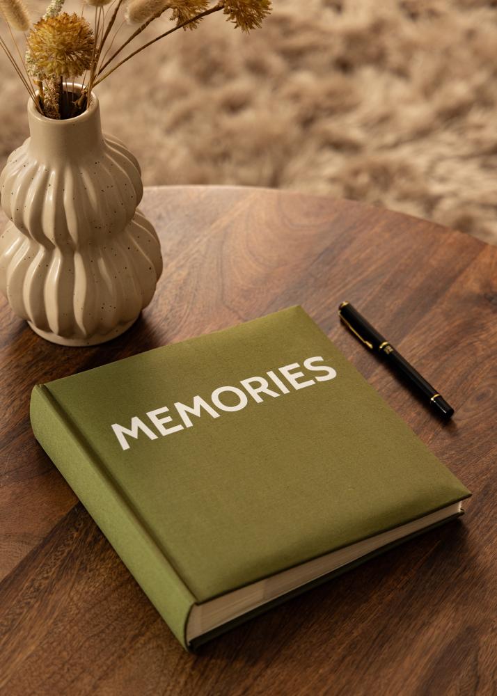 BGA Memories Linen Album Green - 200 pictures 10x15 cm