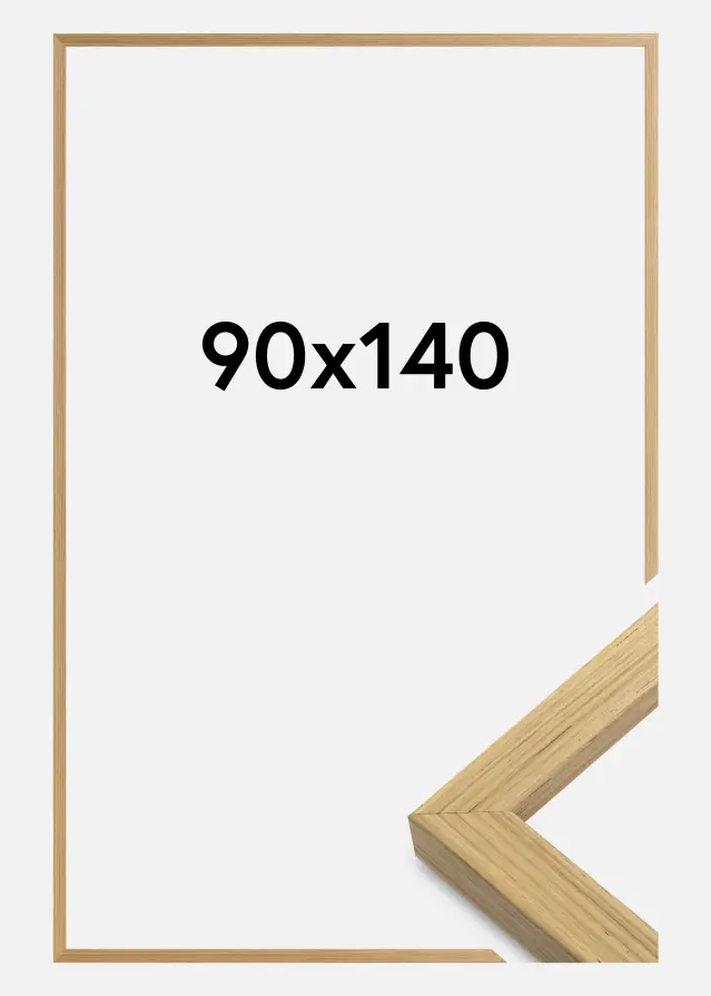 Galleri 1 Frame Blocky Acrylic glass Oak 90x140 cm