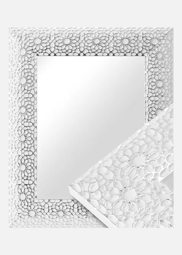 Ramverkstad 60x90 Ombud Mirror Stockholm White - Custom Size