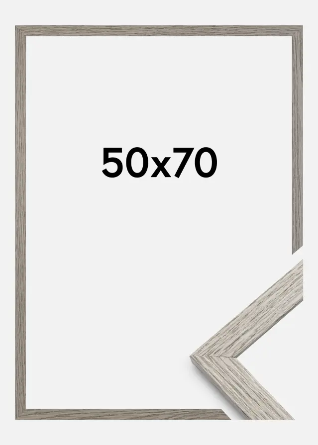 Estancia Frame Stilren Acrylic glass Grey Oak 50x70 cm