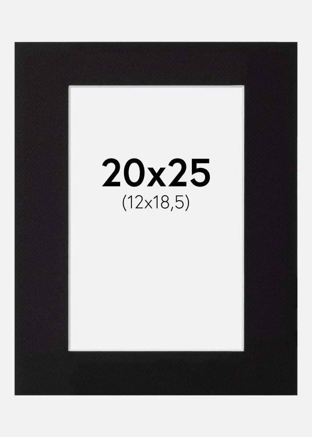 Galleri 1 Mount Canson Black (White Core) 20x25 cm (12x18,5)