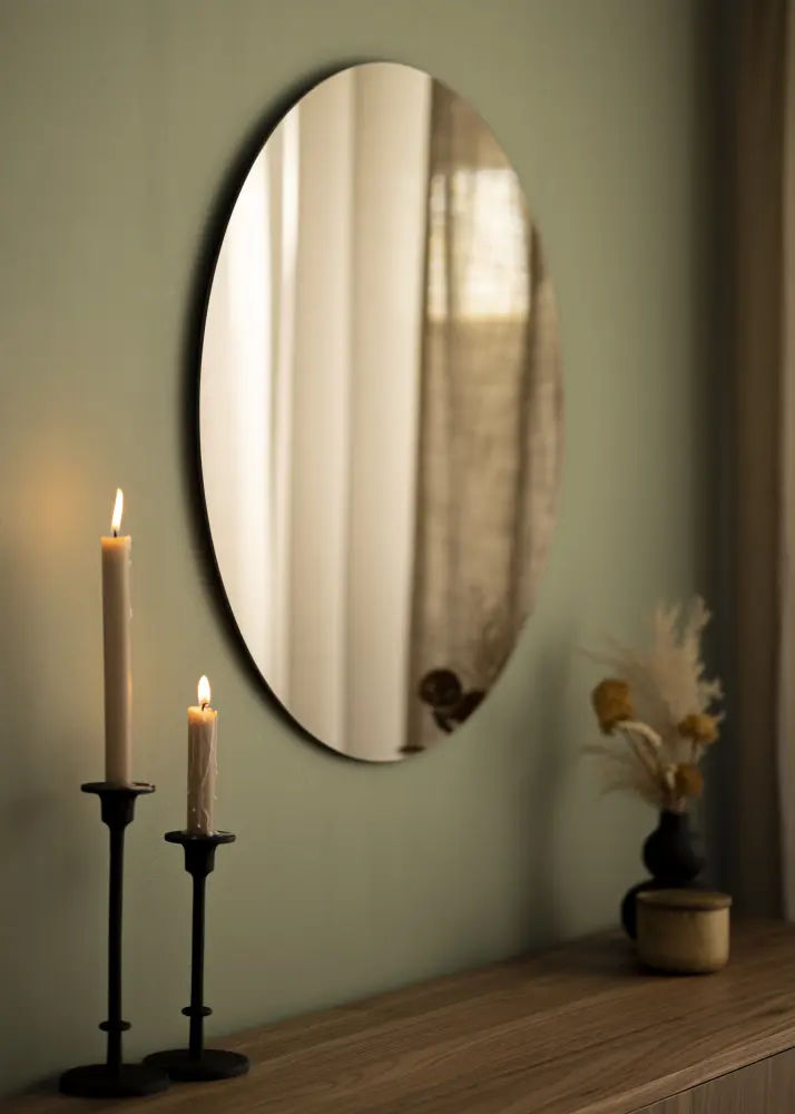 KAILA KAILA Round Mirror Dark Bronze 70 cm Ø