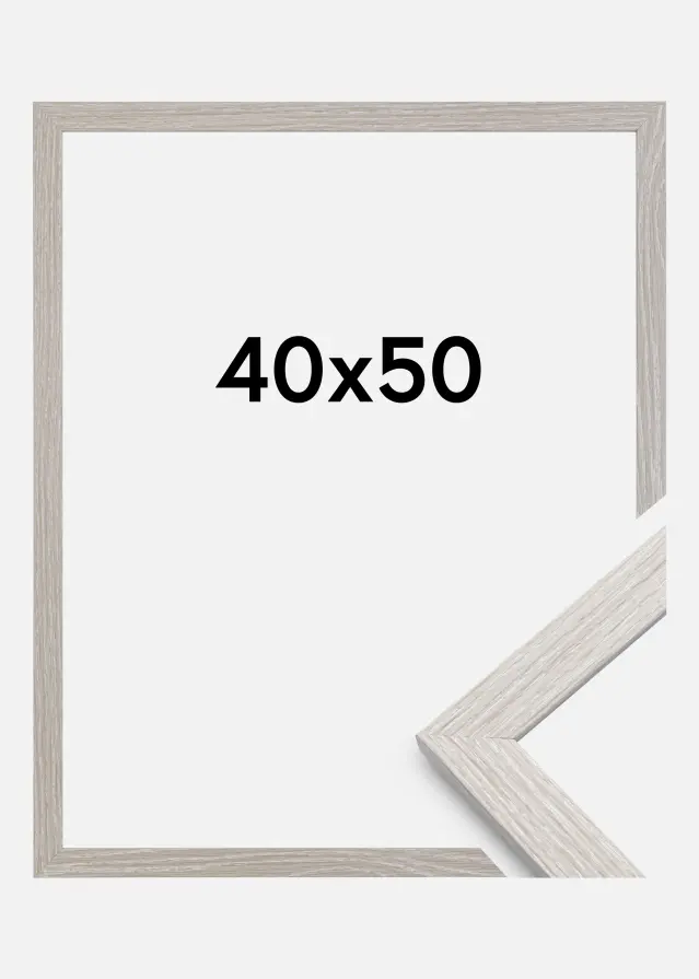 Estancia Frame Stilren Acrylic glass Light Grey Oak 40x50 cm