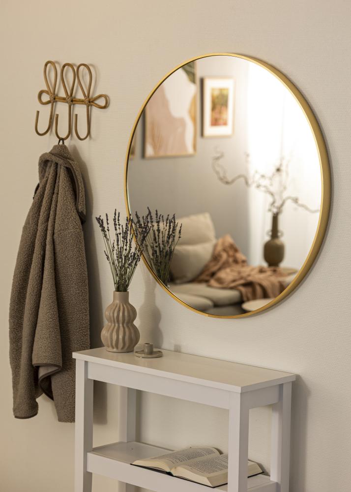 KAILA KAILA Round Mirror - Edge Gold 80 cm Ø