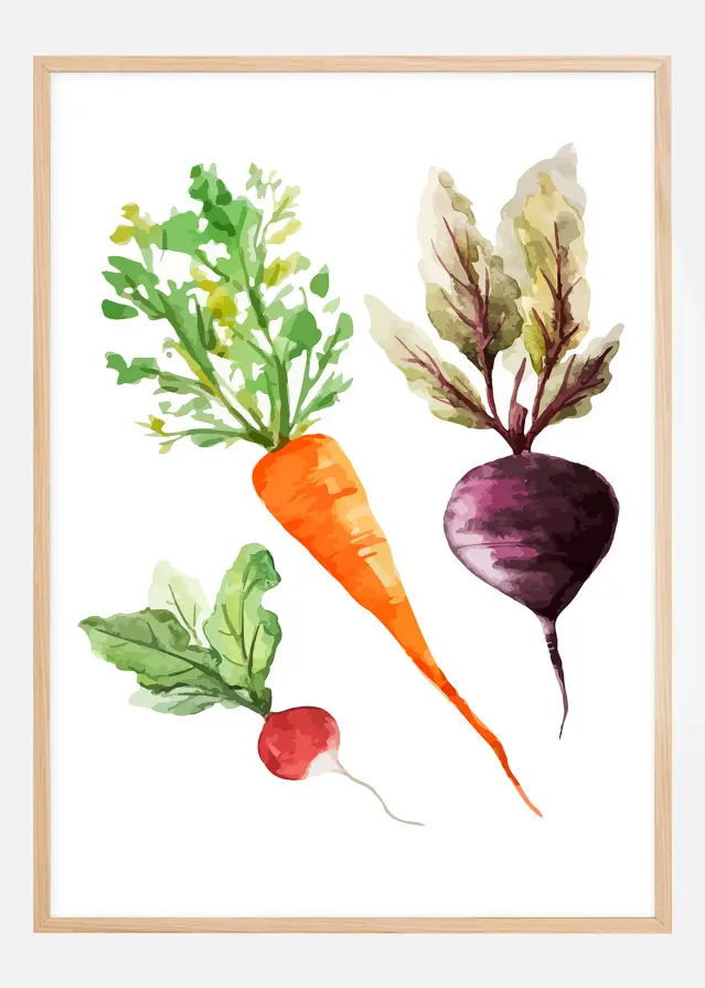 Bildverkstad Veggies Poster