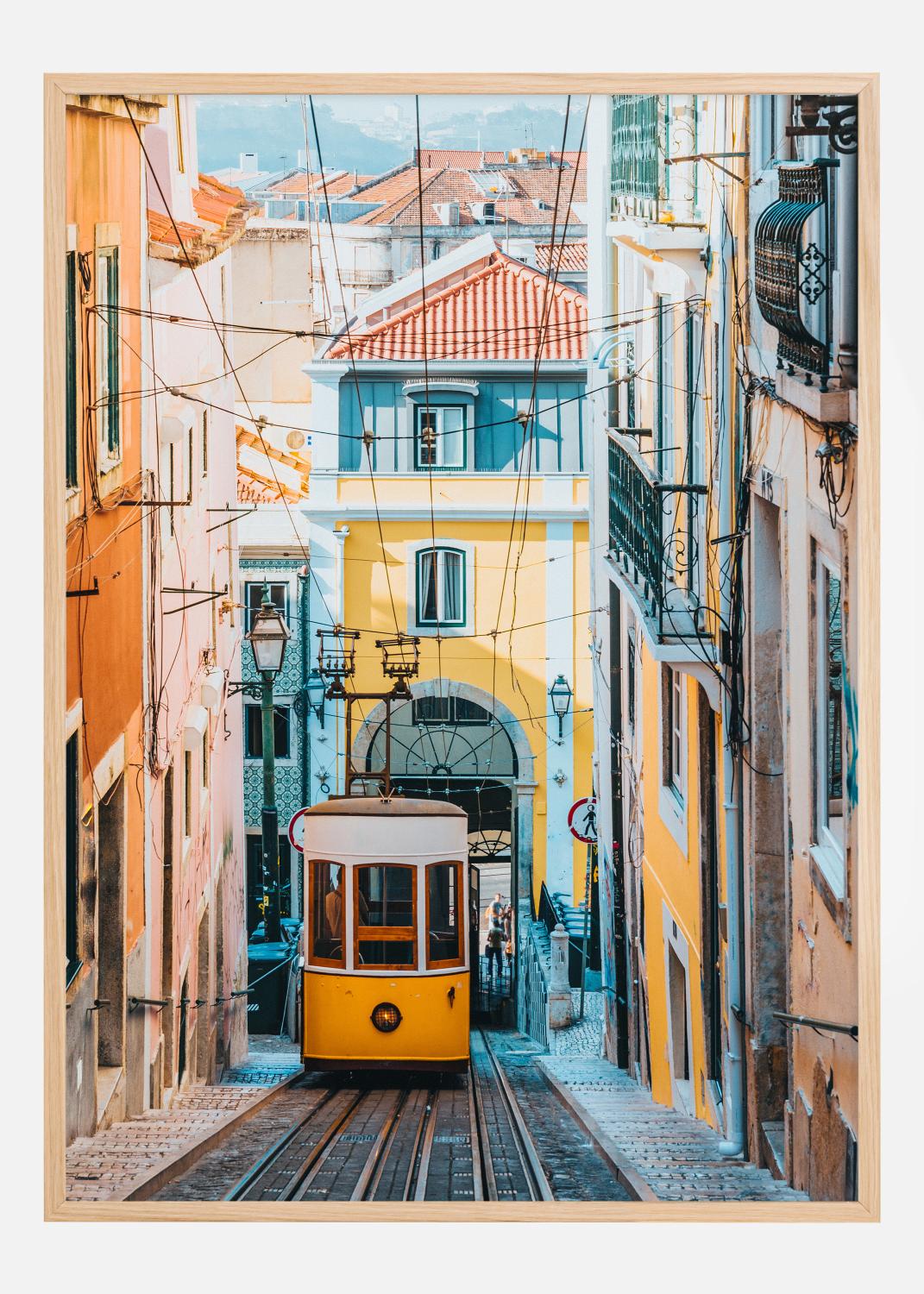 Product Image for Trolley car in city Poster (70x100 cm)