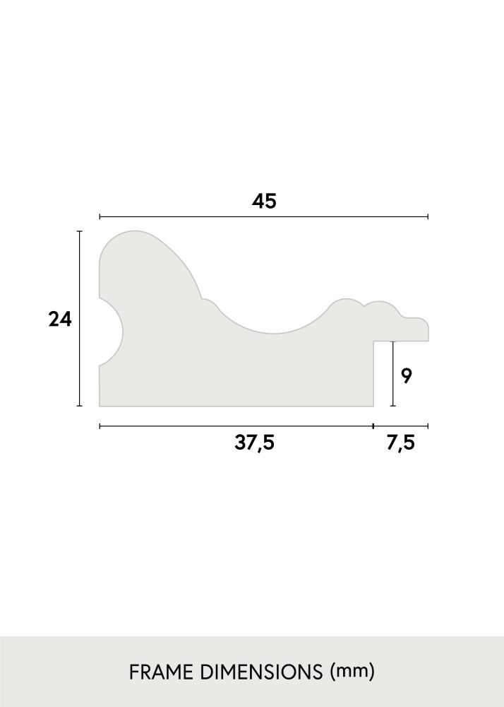 Focus Frame Charleston White 18x24 cm