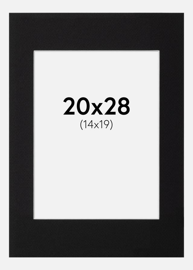 Galleri 1 Mount Canson Black (White Core) 20x28 cm (14x19)