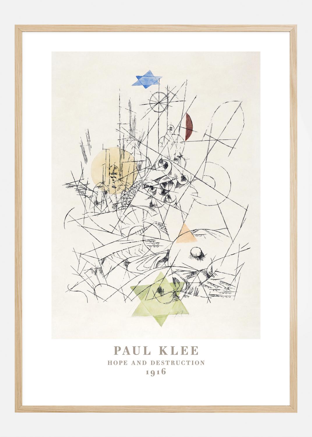 Product Image for Paul Klee - Hope and Destruction 1916 Poster (50x70 cm)