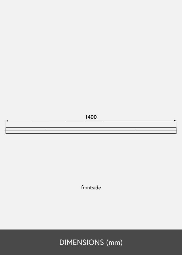 Artlink Picture shelf White 140 cm