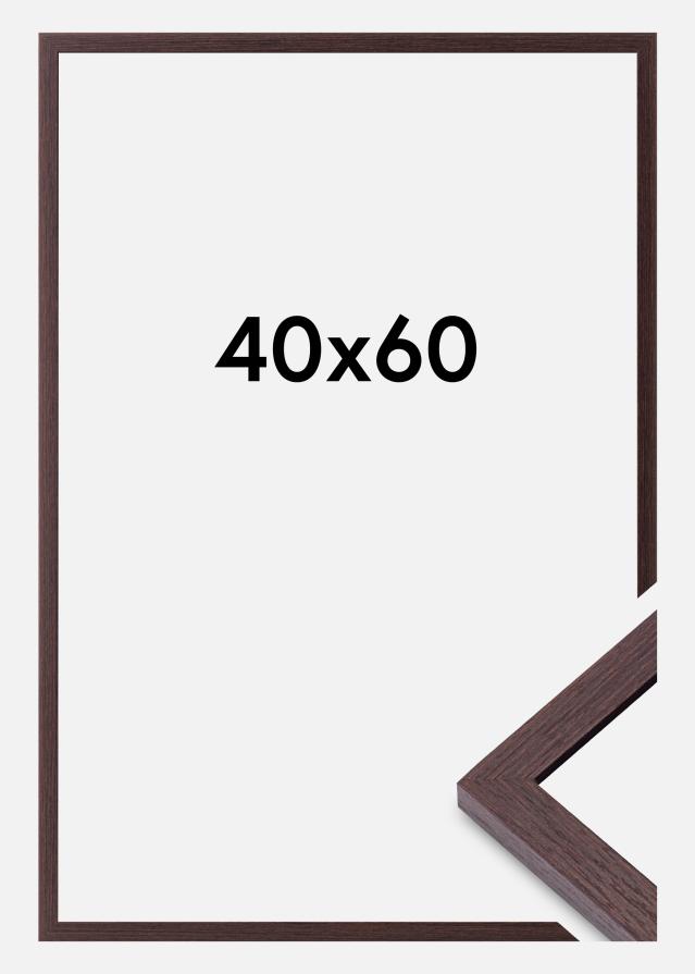 BGA Frame Modern Acrylic Glass Walnut 40x60 cm