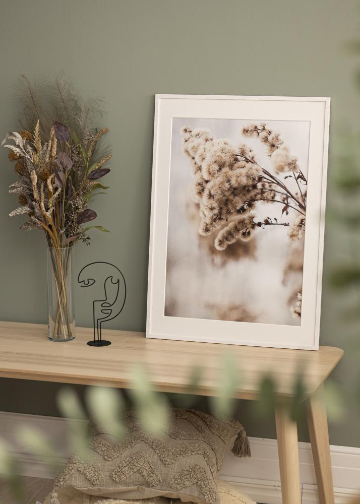 Ram med passepartou Frame Galant White 30x40 cm - Picture Mount White 20x28 cm