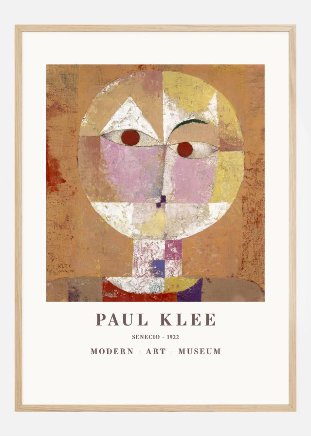 Bildverkstad Paul Klee - Senecio Baldgreis 1922 Poster