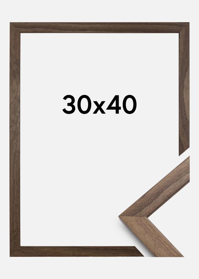 Estancia Frame Stilren Acrylic glass Walnut 30x40 cm