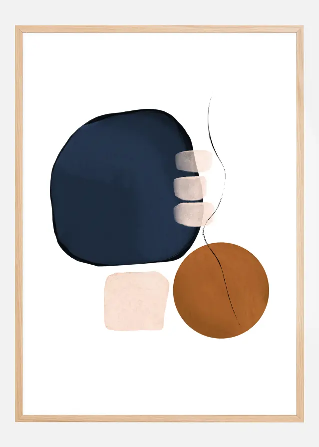 Bildverkstad Abstract Shapes III Poster