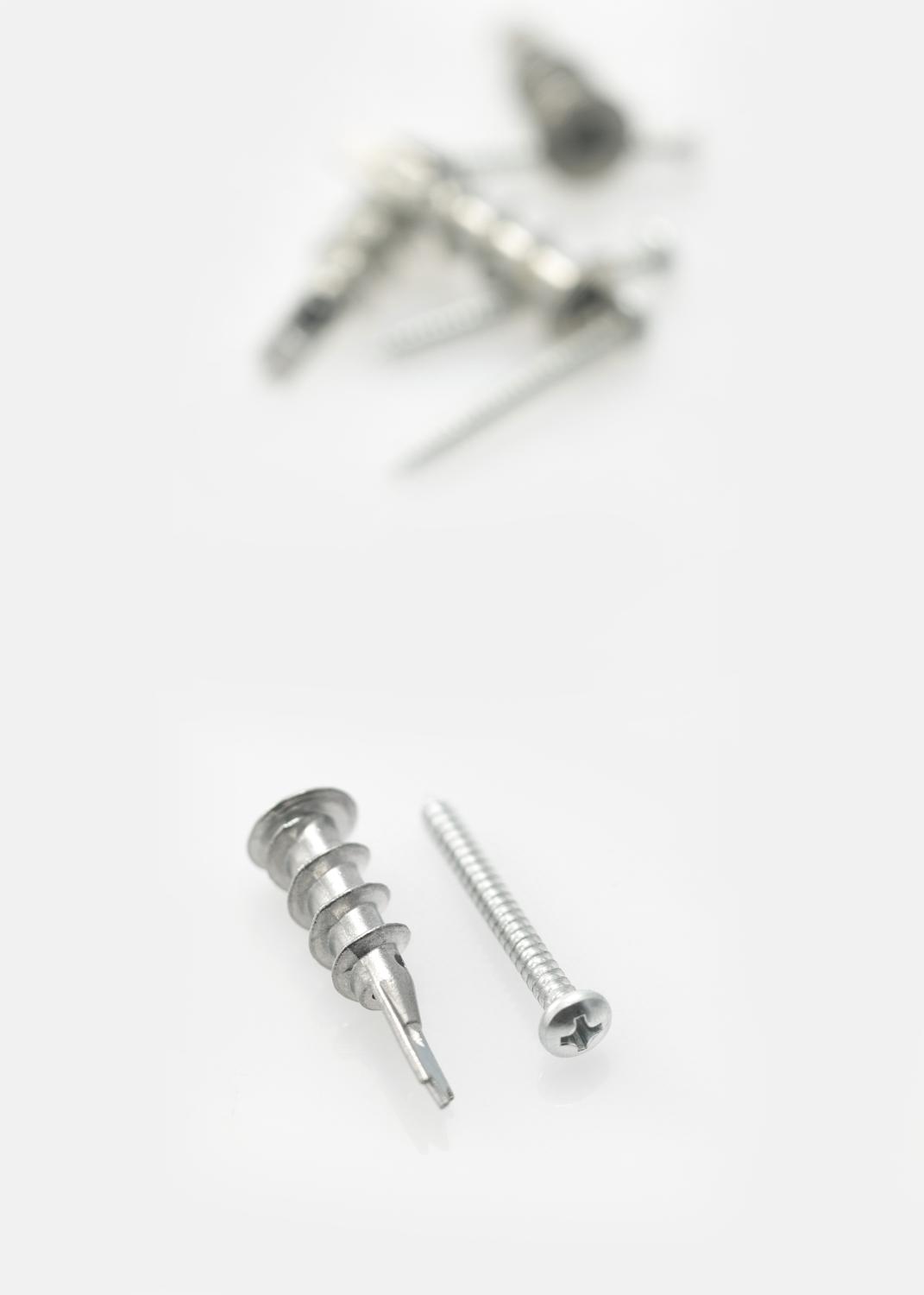 Product Image for Screw and self-drilling plug for plaster wall - 4-pack (13x26 mm)