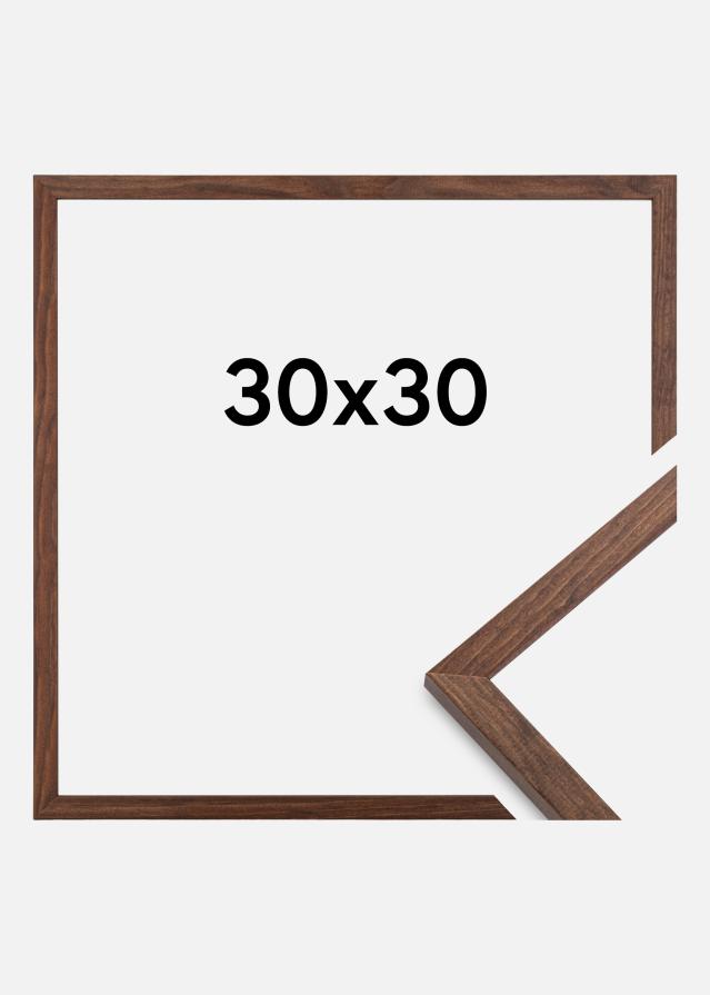 Estancia Frame Galant Acrylic glass Walnut 30x30 cm