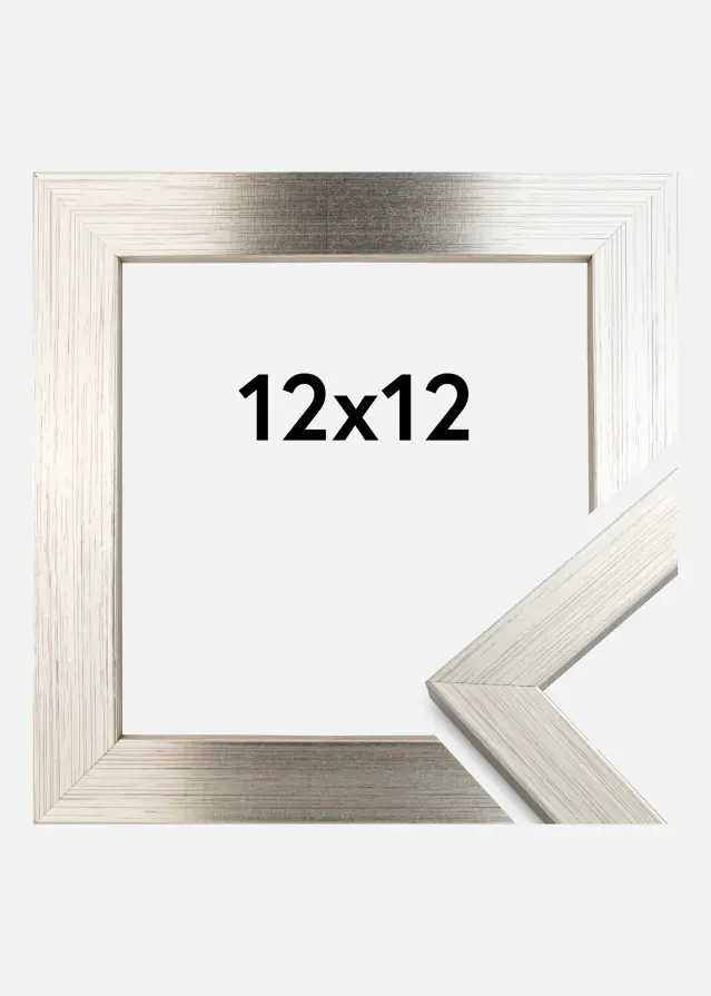 Galleri 1 Frame Silver Wood 12x12 cm