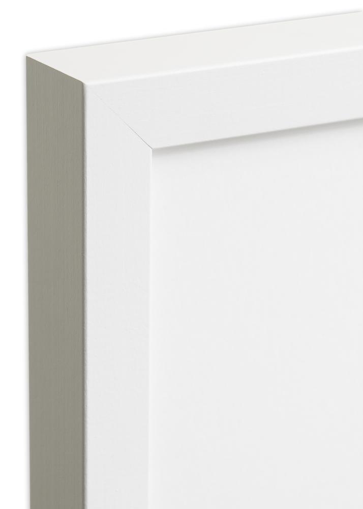 Ramverkstad Mirror Amanda Box White - Custom Size